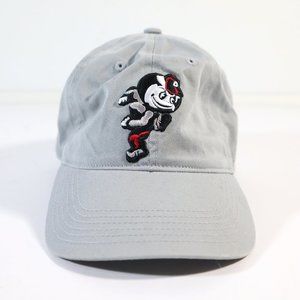 Ohio State Brutus Mascot Fitted Baseball Cap - Gray